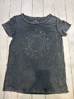 SOFT & SEXY Charcoal Graphic Short Sleeve Tee